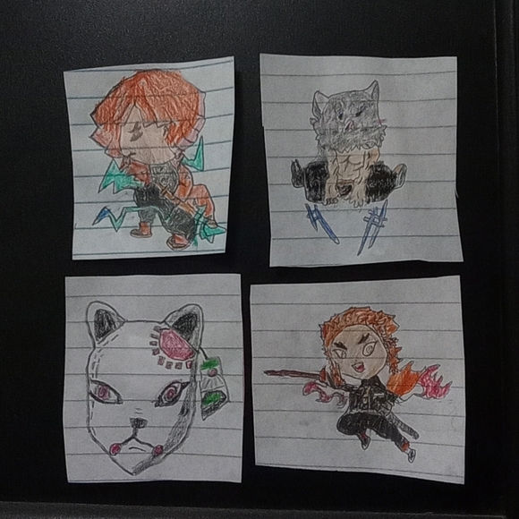 One Custom Hand-Drawn Anime Character animal floral Art artist kids entrepreneur - Picture 6 of 9